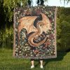 Medieval Dragon Blanket
