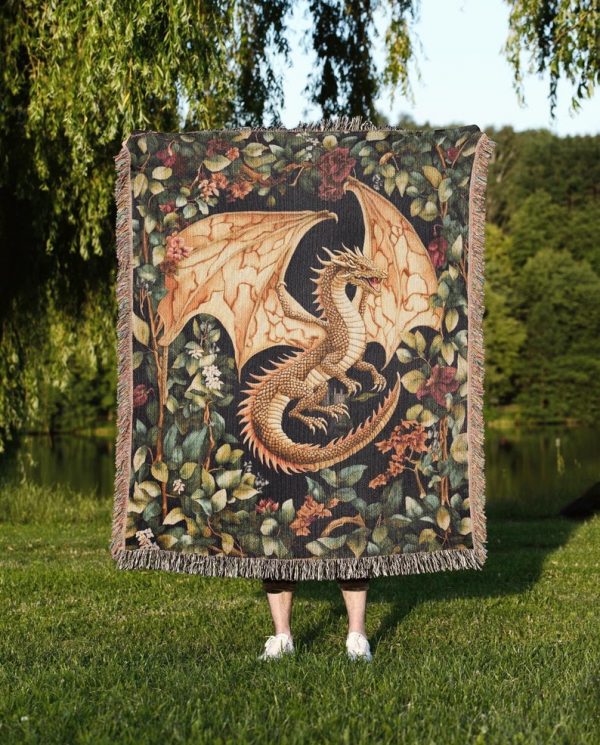 Medieval Dragon Blanket