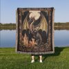 Medieval Dragon Blanket