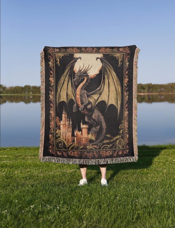 Medieval Dragon Blanket