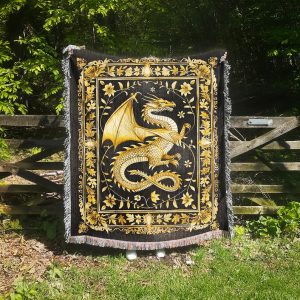 Medieval Dragon Blanket