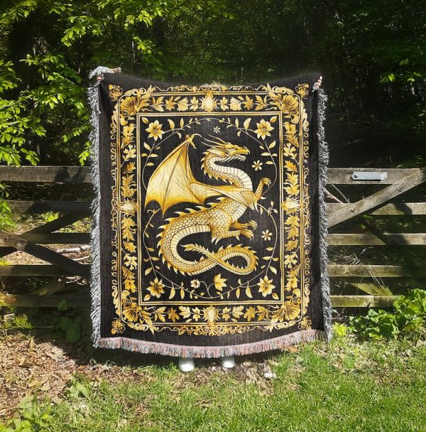Medieval Dragon Blanket