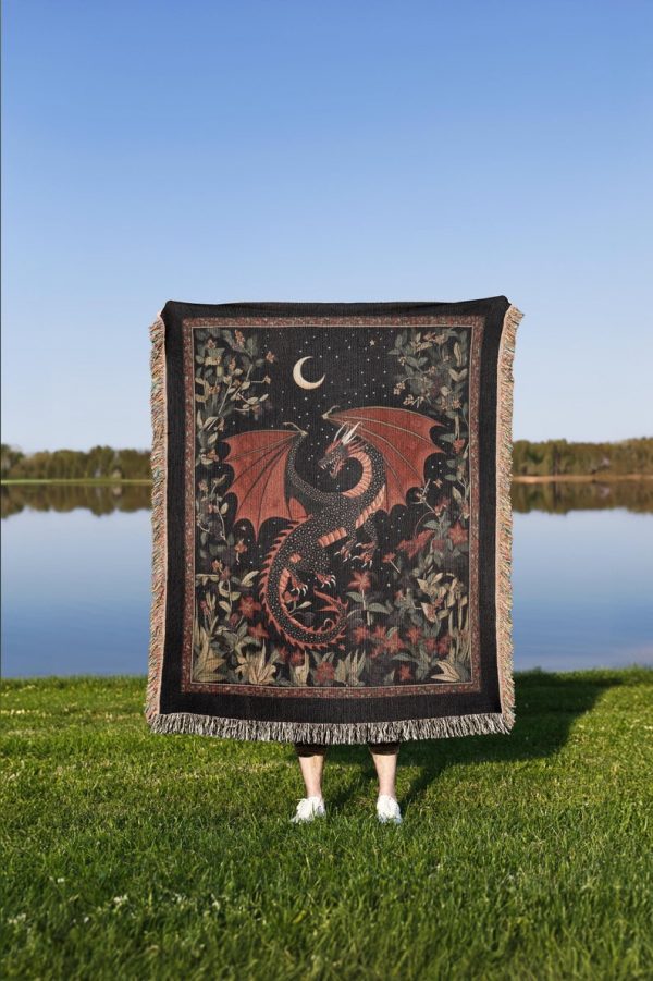 Medieval Dragon Blanket