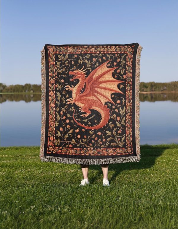 Medieval Dragon Blanket