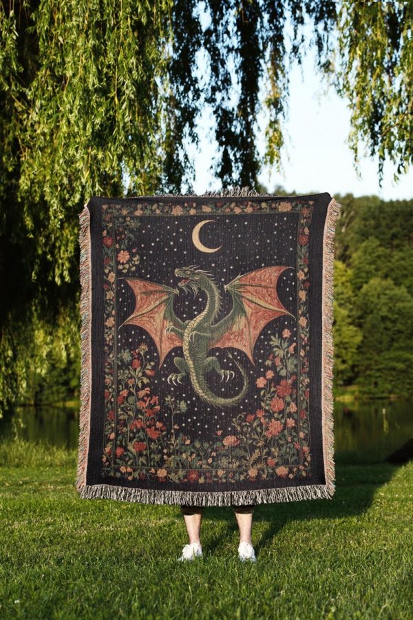 Medieval Dragon Blanket