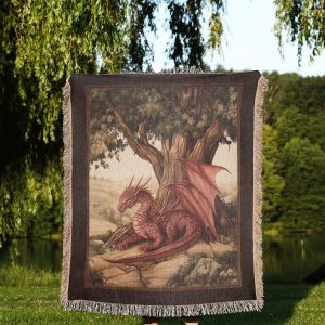 Medieval Dragon Blanket