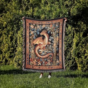 Medieval Dragon Blanket