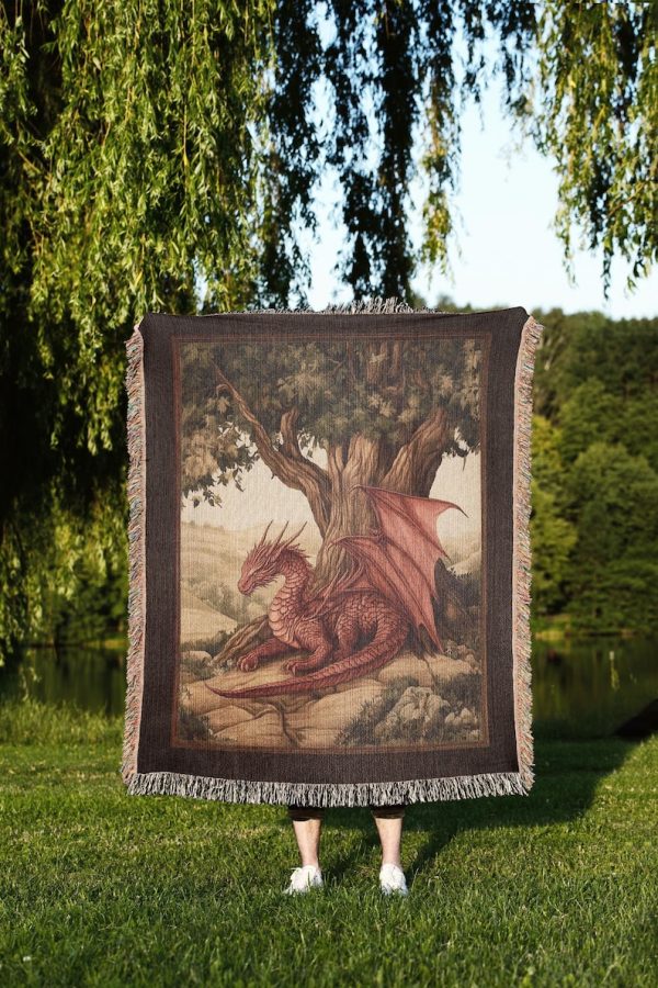 Medieval Dragon Blanket