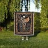 Medieval Dragon Woven Blanket