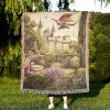 Medieval Garden Tapestry Blanket