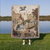 Medieval Garden Tapestry Blanket