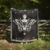 Moon Phase Goth Blanket