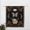 Moon Phase Goth Blanket