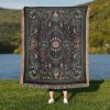 Moon Phase Woven Blanket