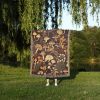 Mushroom Woven Blanket