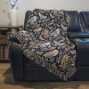 Mystical Owls Woven Blanket