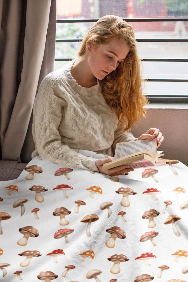 Plush Mushroom Blanket