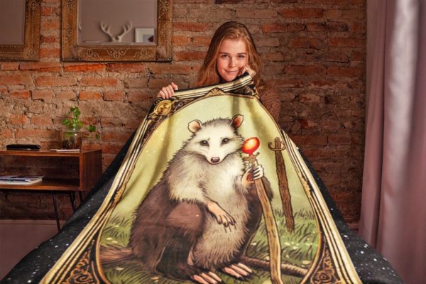 Possum Tarot Blanket