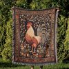 Rooster Woven Blanket