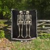 Skeleton Love Woven Blanket
