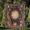 Sun And Moon Woven Blanket