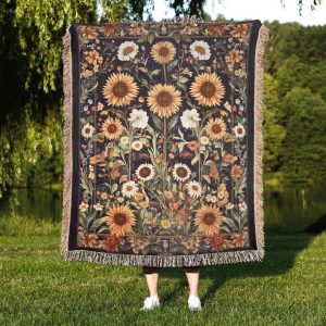 Sunflower Woven Blanket