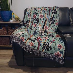 Tropical Woven Blanket