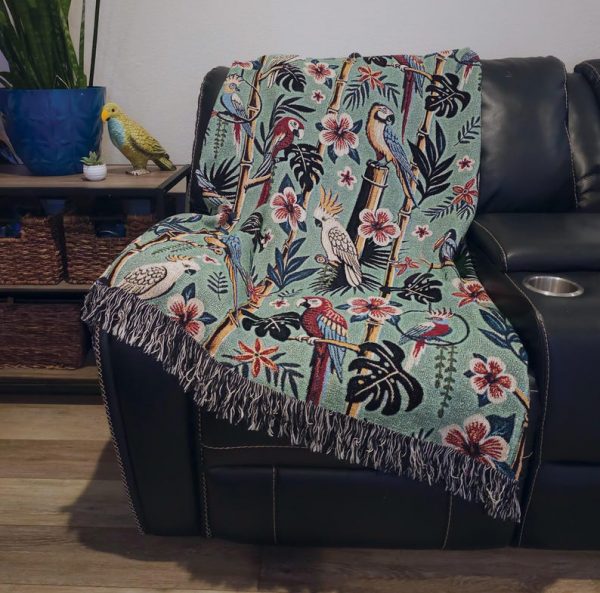 Tropical Woven Blanket