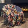 Tulips Woven Blanket