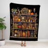 Witches Bookshelf Blanket