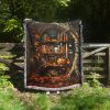 Witches Bookshelf Woven Blanket