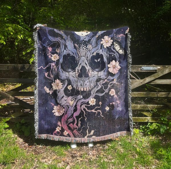 Witchy Skull Blanket