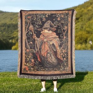 Wizard Frog Woven Blanket