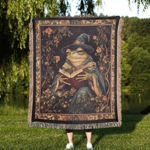 Wizard Frog Woven Blanket