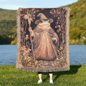 Wizard Frog Woven Blanket