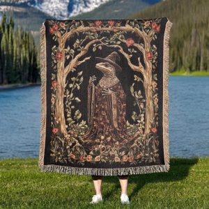 Wizard Gecko Woven Blanket