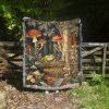 Woven Blanket For Mushroom Lovers