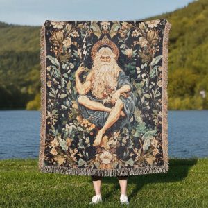 Zeus Floral Woven Blanket